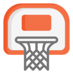  Basketball Half Court